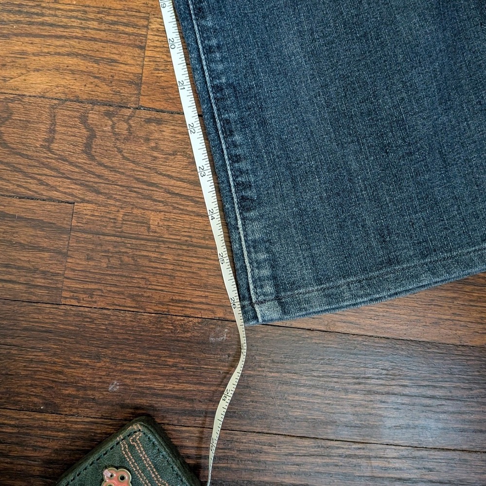 7 For All Mankind A Pocket Bootcut Jeans Dark Wash Blue Size 28 Women Denim 7FAM - Picture 8 of 8